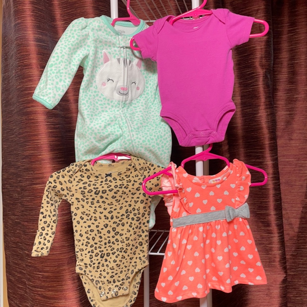 New born girl lot